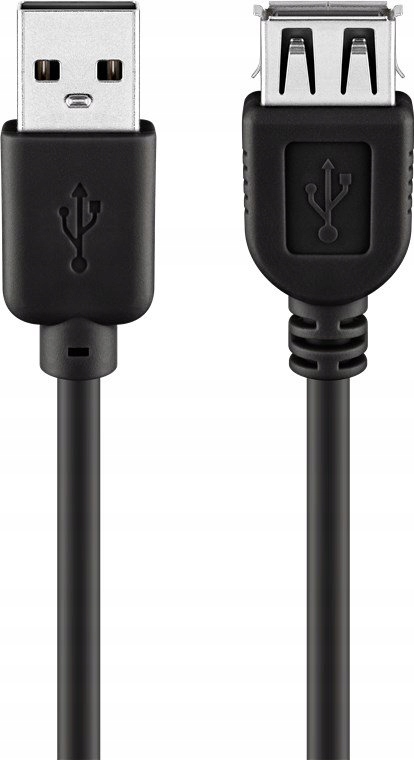 

Przedłużacz Usb 2.0 Hi-Speed, 1.8m czarny 93599