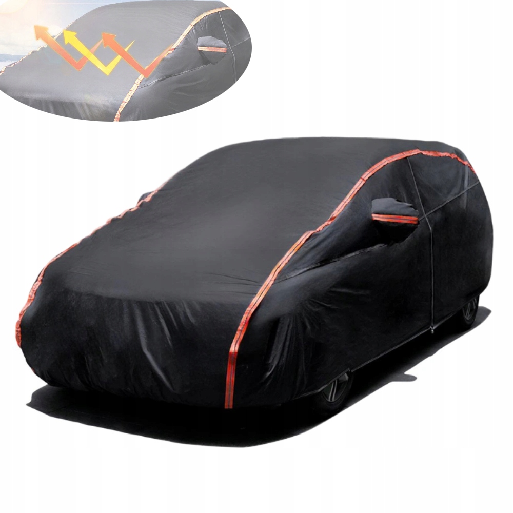 Obal na auto XL, plná garáž, prachotěsný, Uv 500X185X150 cm