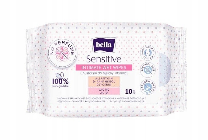 

Bella chusteczki do hig. intymnej sensitive 10szt