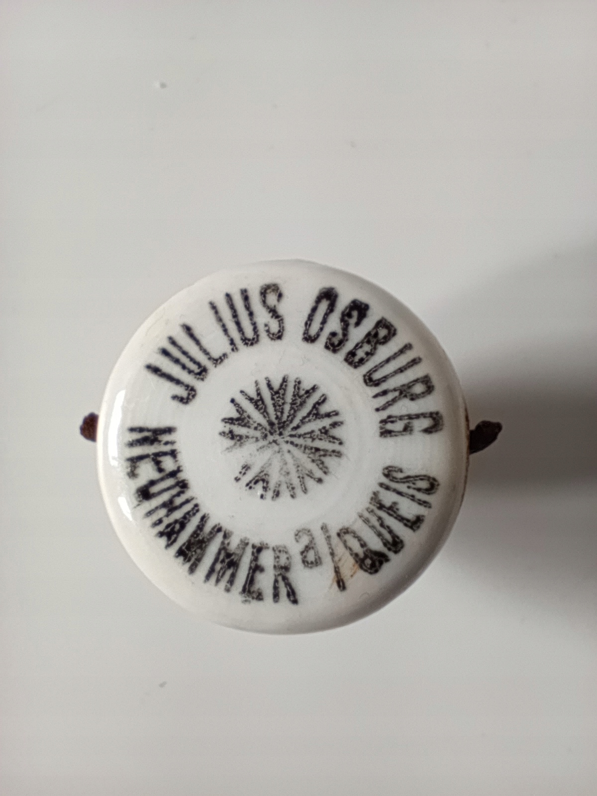 Stara porcelanka JULIUS OSBURG NEUHAMMER a/QUEIS GLASINDUSTRIE DRESDEN