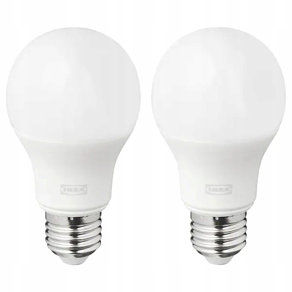 

Ikea Ryet Żarówka Led E27 600 lm Kula 2 Sztuki