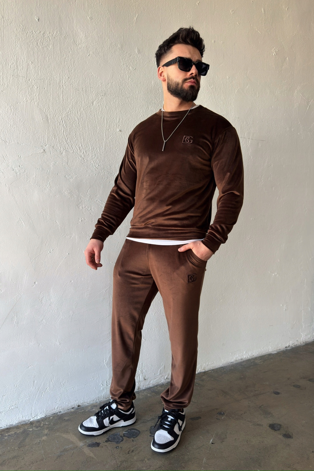 Teplákovka pánský Bg Vandal hořká čokoláda L