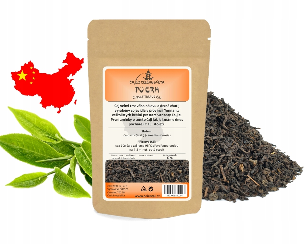 Levně Tmavý čaj China Yunnan Pu Erh 1000 g