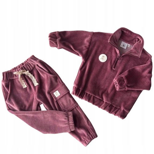 Dres Welurowy Dziewczynka Kaya R.92,104,110