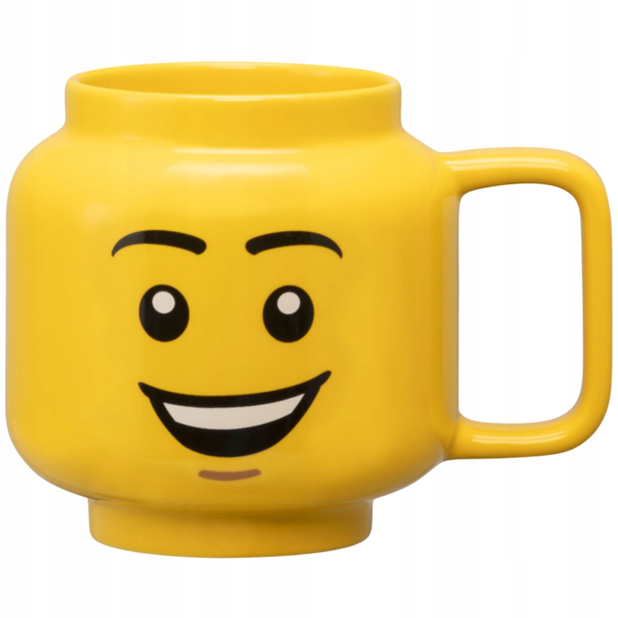 Hrnek Lego Keramický hrnek Lego s velkou hlavou Chlapec (s úsměvem) 530 ml