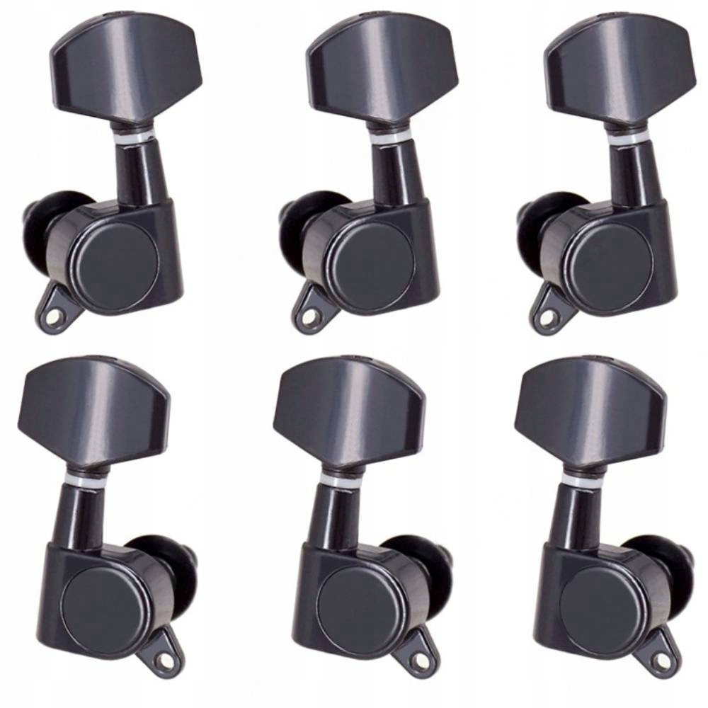 KERA DSF-AE BLACK (3+3) KLUCZE OLEJOWE DO GITARY AKUSTYCZNEJ ELEKTRYCZNEJ