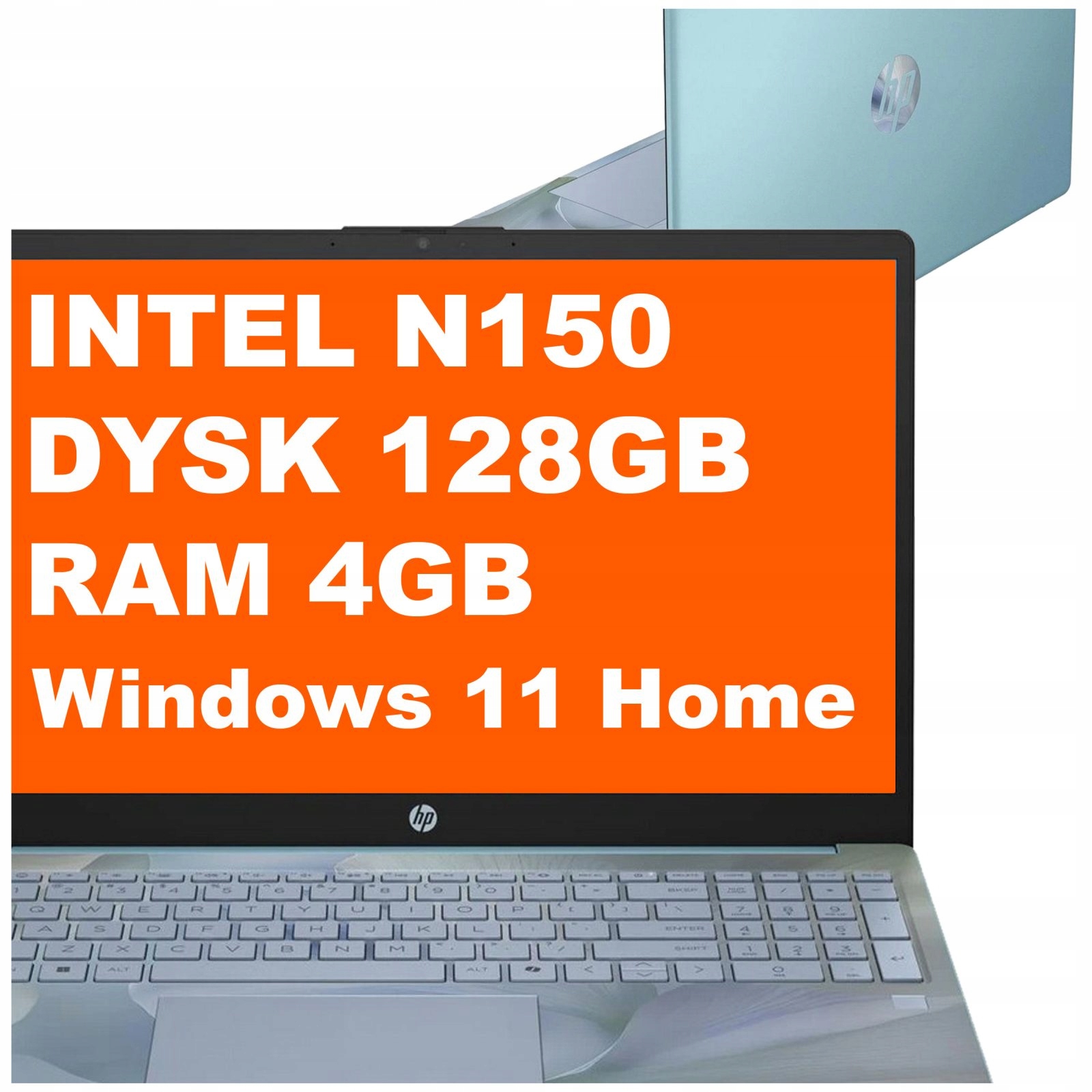Notebook Hp 15-fd N150 4GB 128GB Intel Uhd 15,6" Hd Dotyk Win 11 Modrý