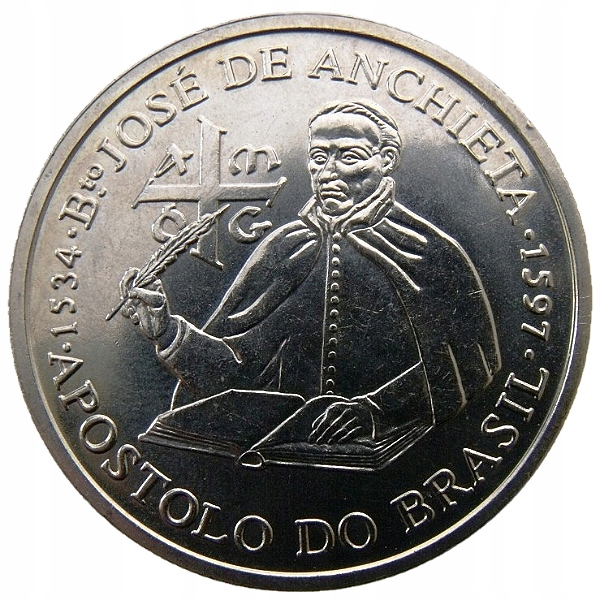 PORTUGALIA 200 ESCUDOS 1997 JOSE DE ANCHIETA UNC
