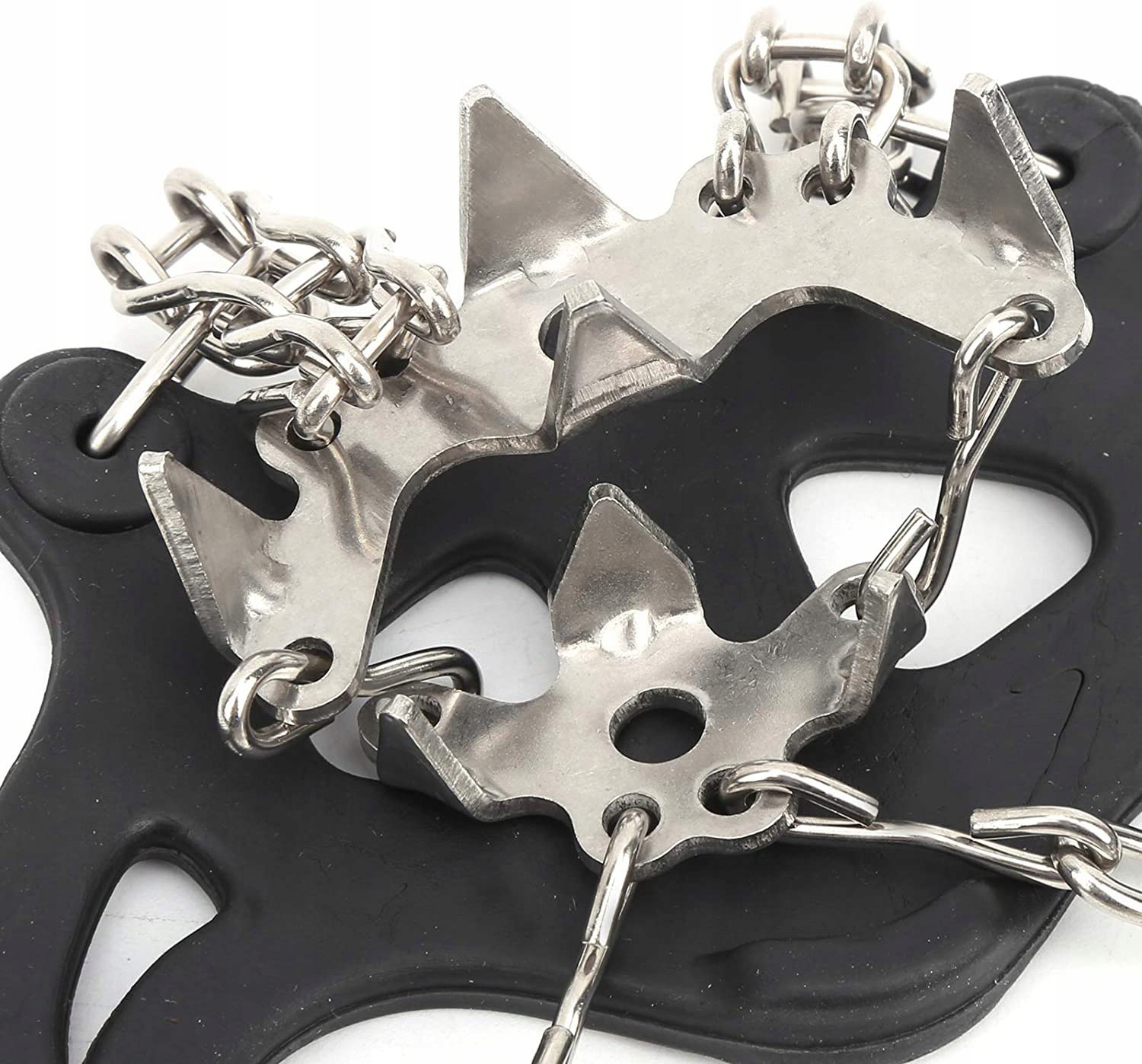 MOCNE RACZKI rozm. M 36-40 NAKŁADKI NA BUTY KOLCE ŁAŃCUCHY - 19 ZĘBÓW - Rozmiar zakresowy 36-40