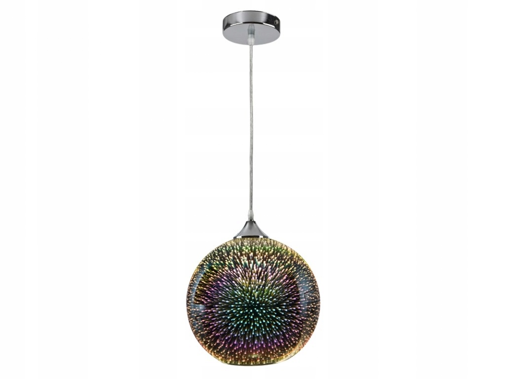 Závesná lampa 16645 M guľa s efektom ohňa