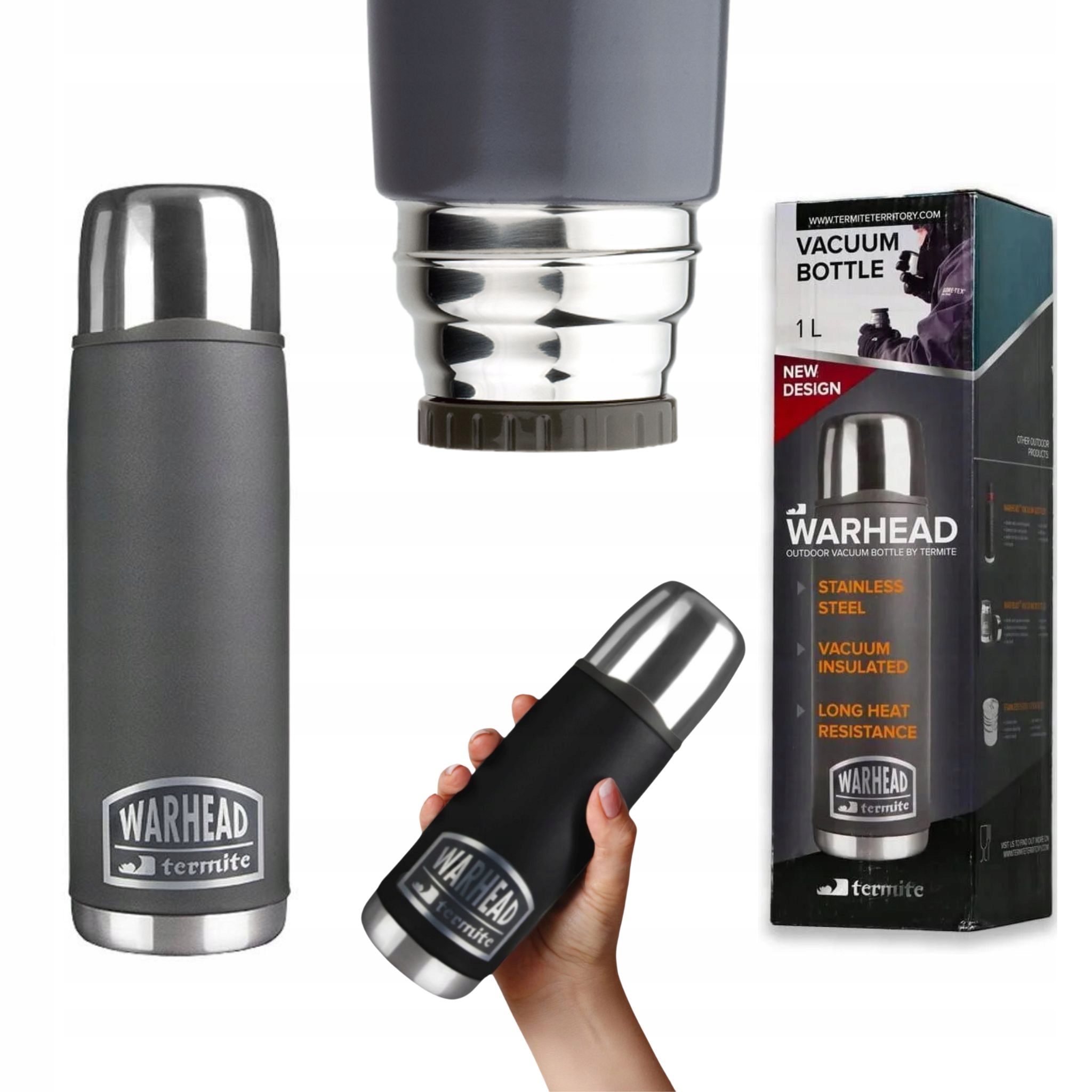Termos Termite Warhead Szary 1L