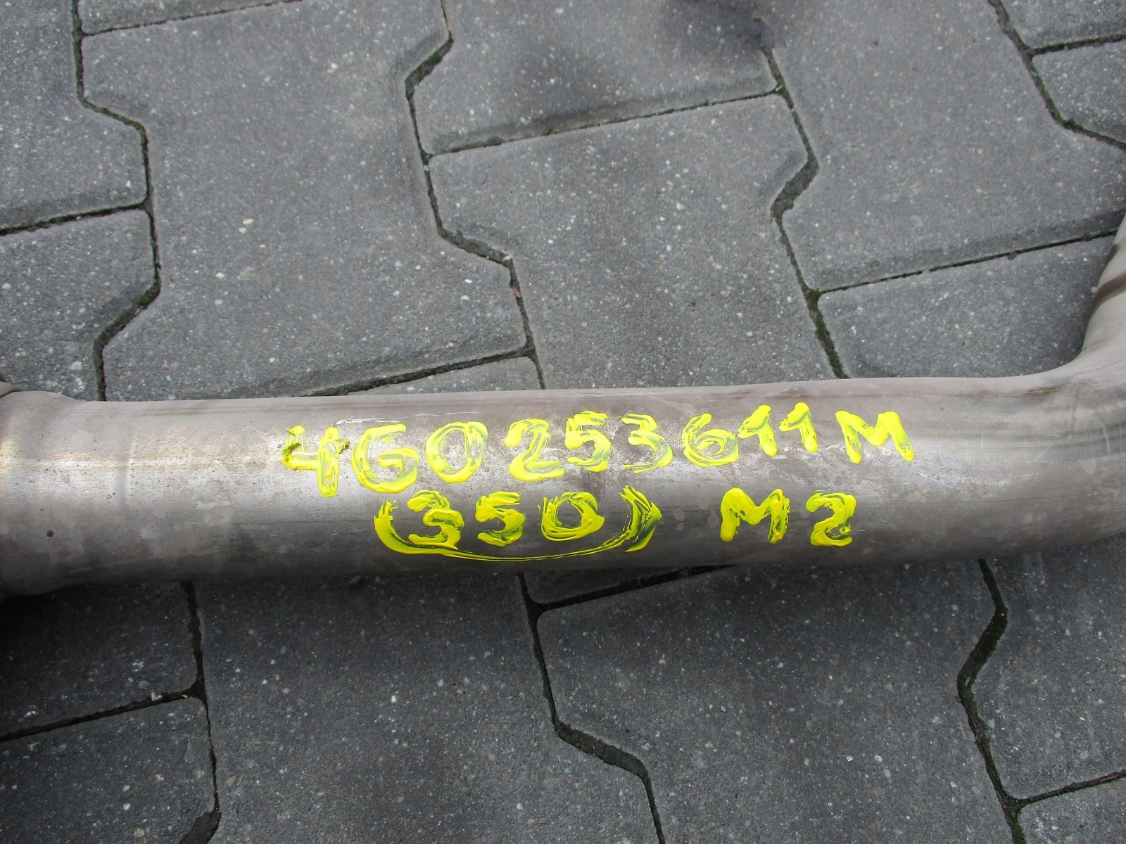 muffler, exhaust AUDI A6 4G0 4G0253611M