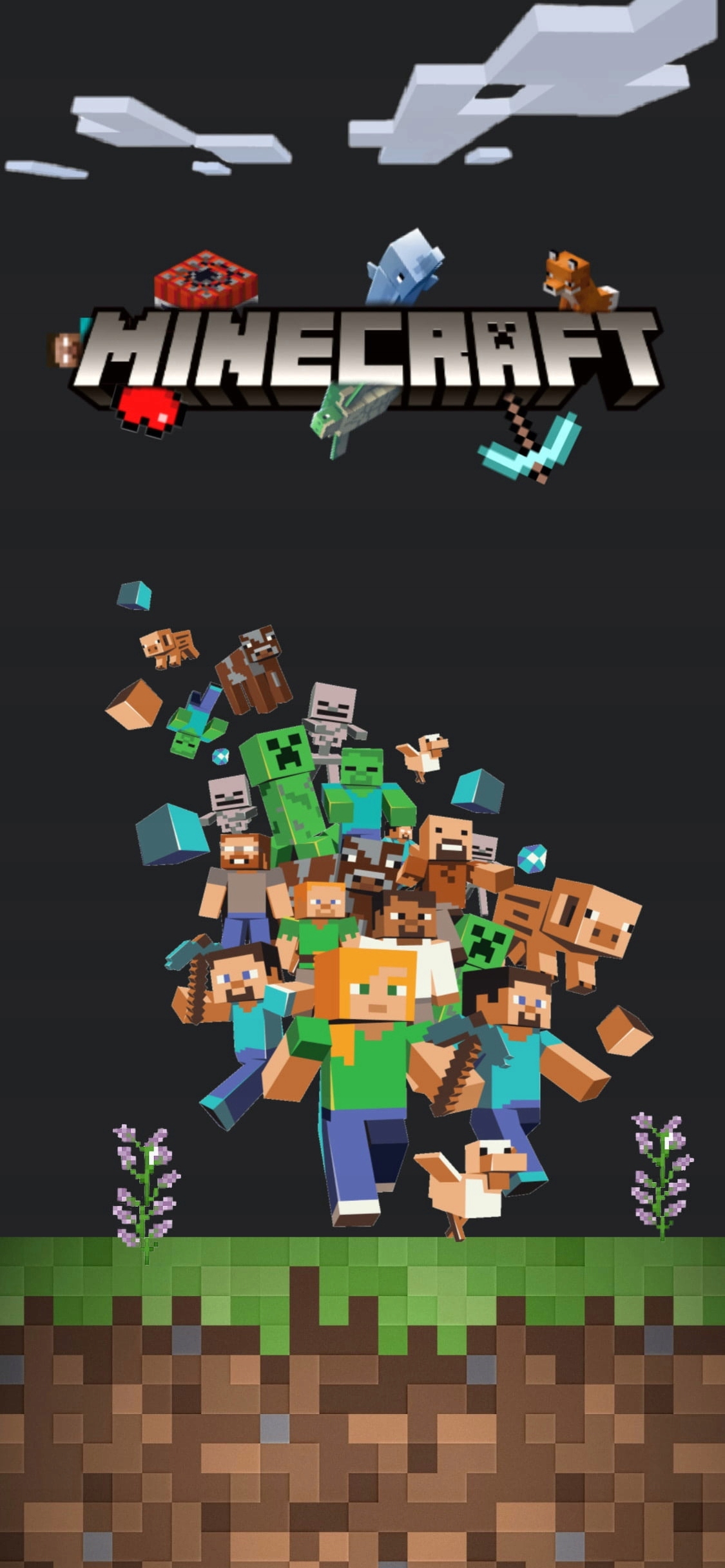 Plakat poster Minecraft World Maxi Steve &Alex