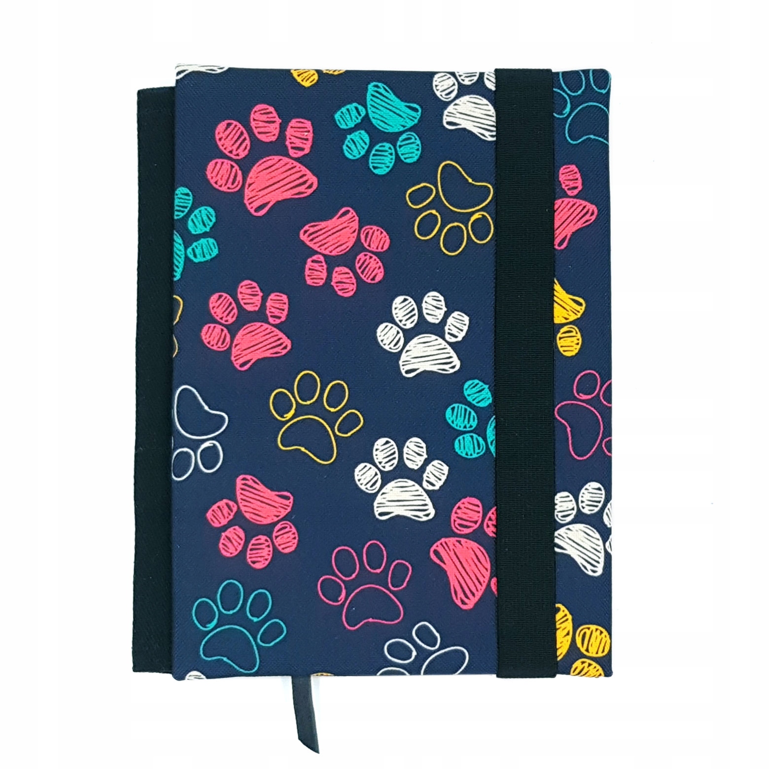 

Etui okładka otulacz na książkę Handmade