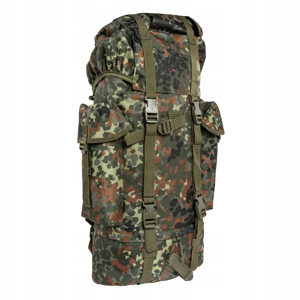 Plecak wojskowy taktyczny podróżny moro Brandit Kampfrucksack 65l Flecktarn
