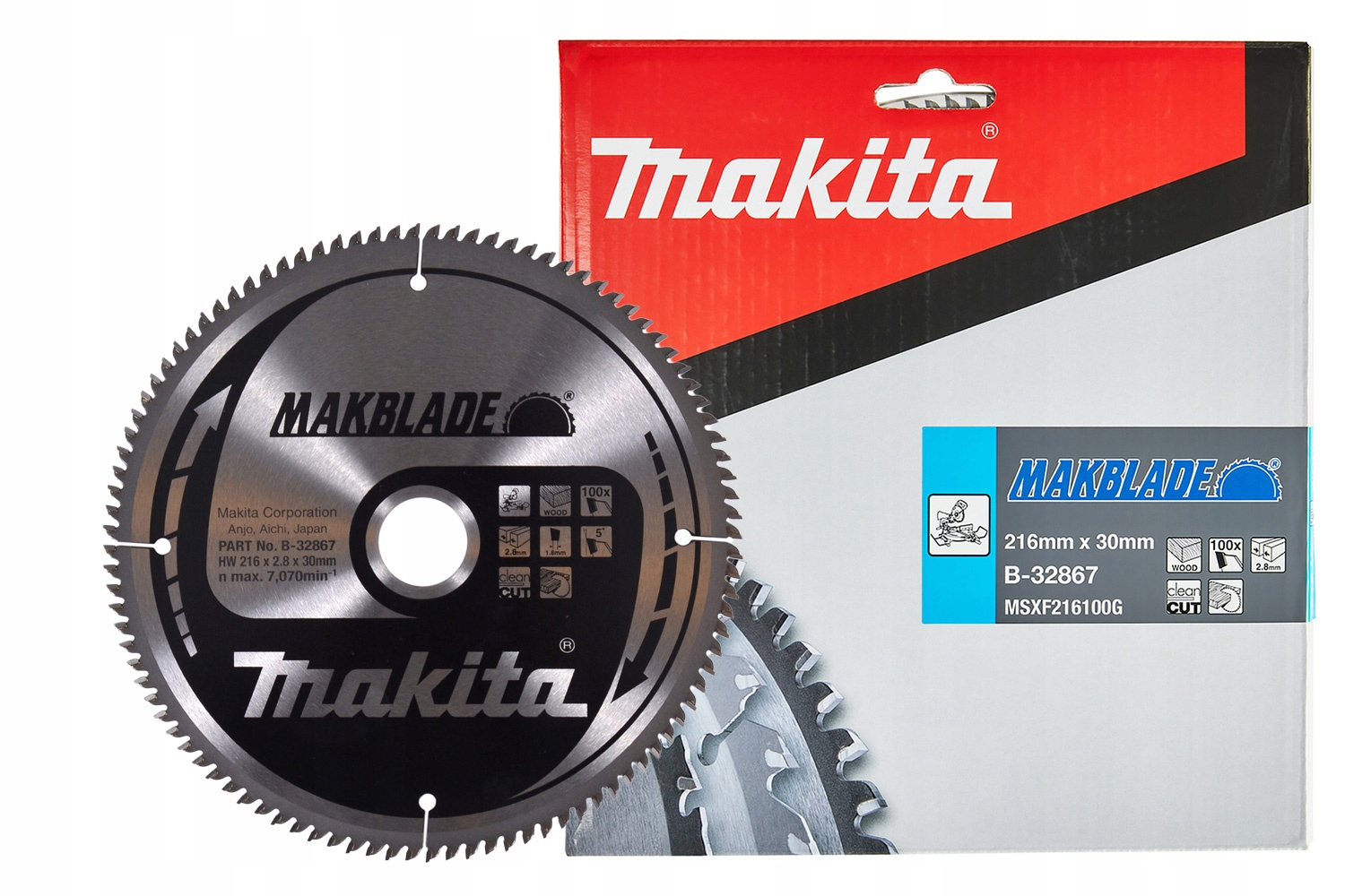Makita B-32867 Tarcza Tnąca Makblade 216x30MM 100 Zębów Makita Pl