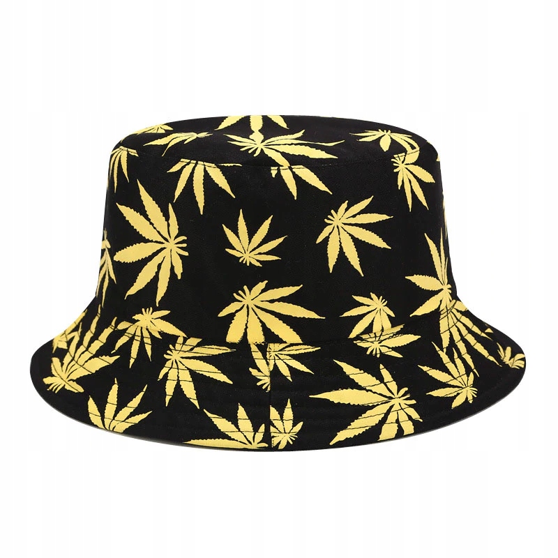 

A11 Kapelusz rybacki Bucket Hat - liście Marihuany