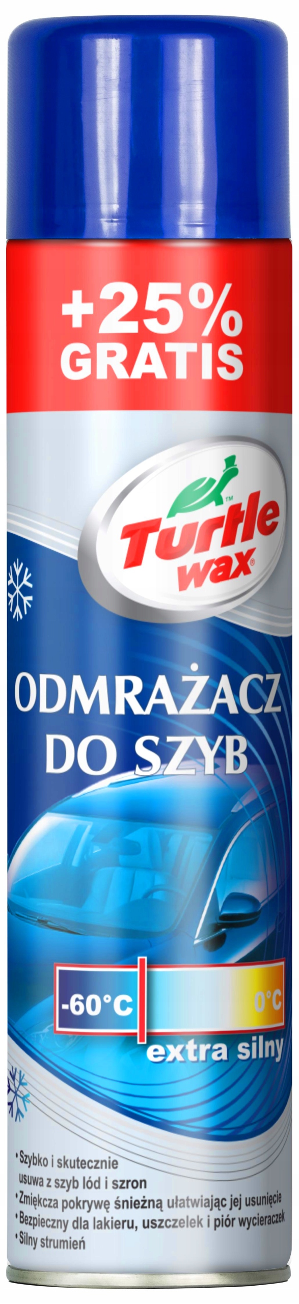 Turtle WAX DEFROSTER для окон - спрей-600 мл