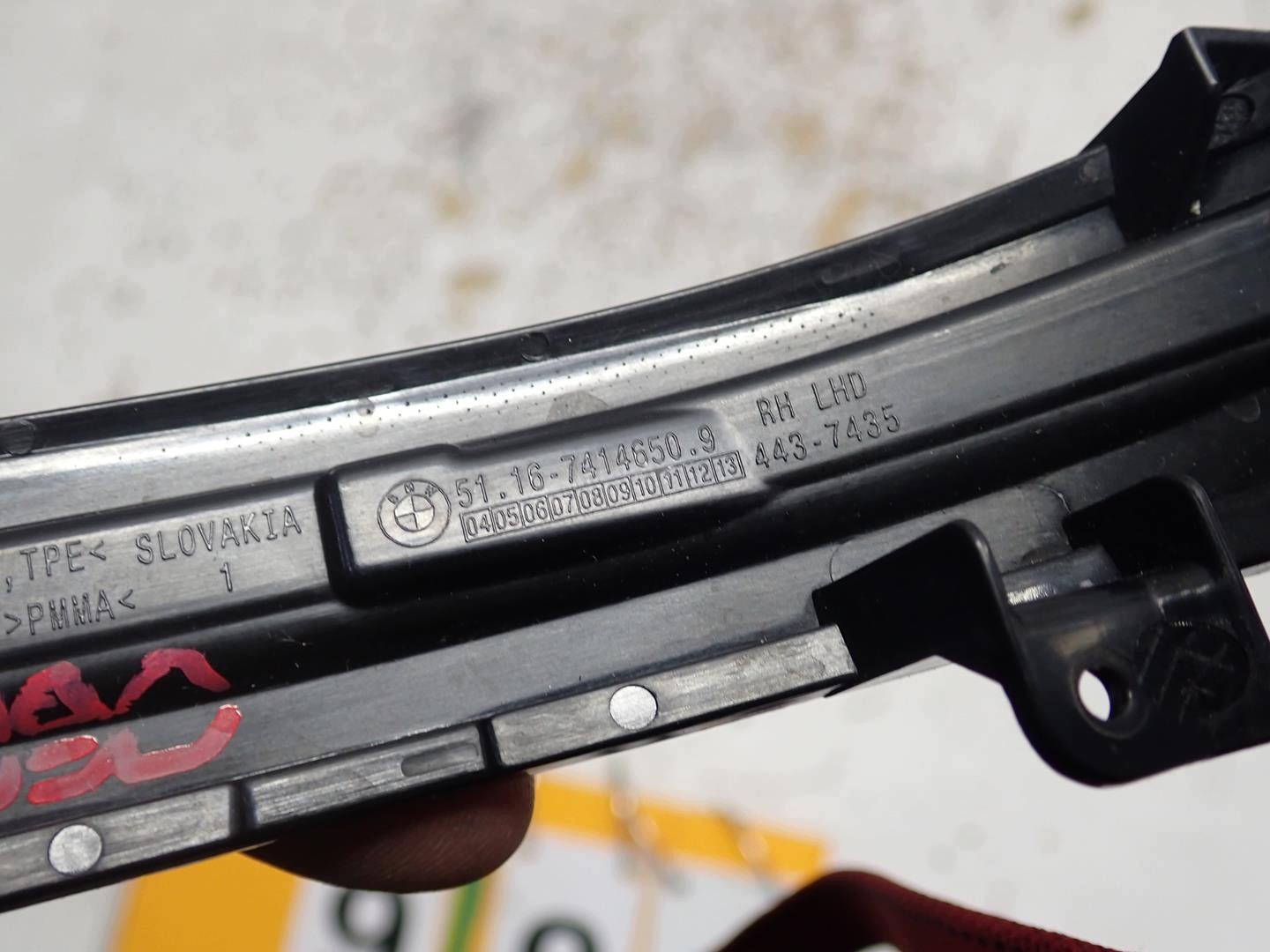 indicator mirrors right BMW G30 G31 G11 G15 7414650