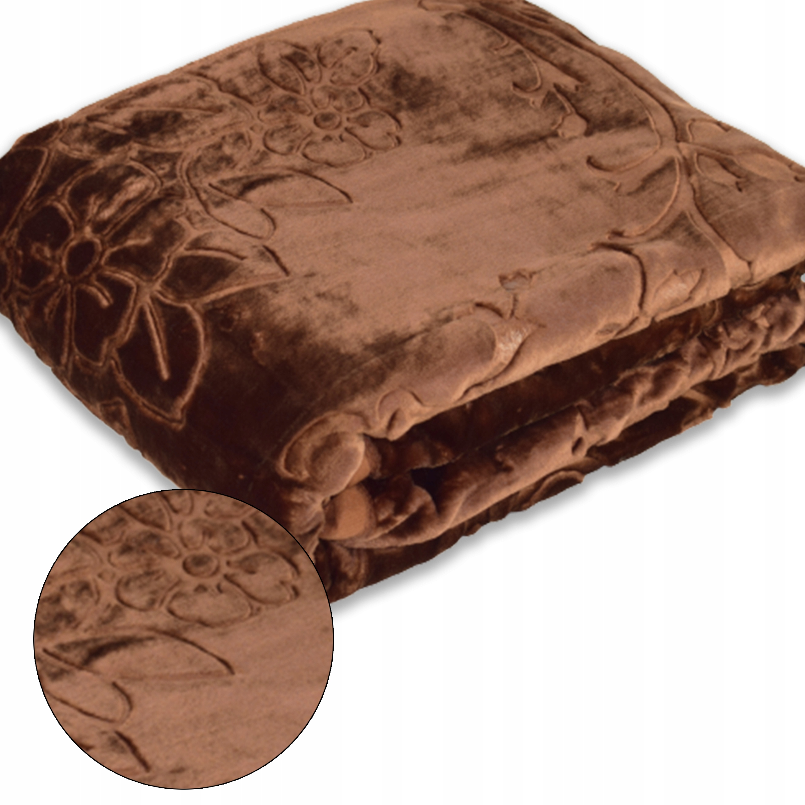 TŁOCZONY KOC 160X210 ELWAY DWUSTRONNY GRUBY