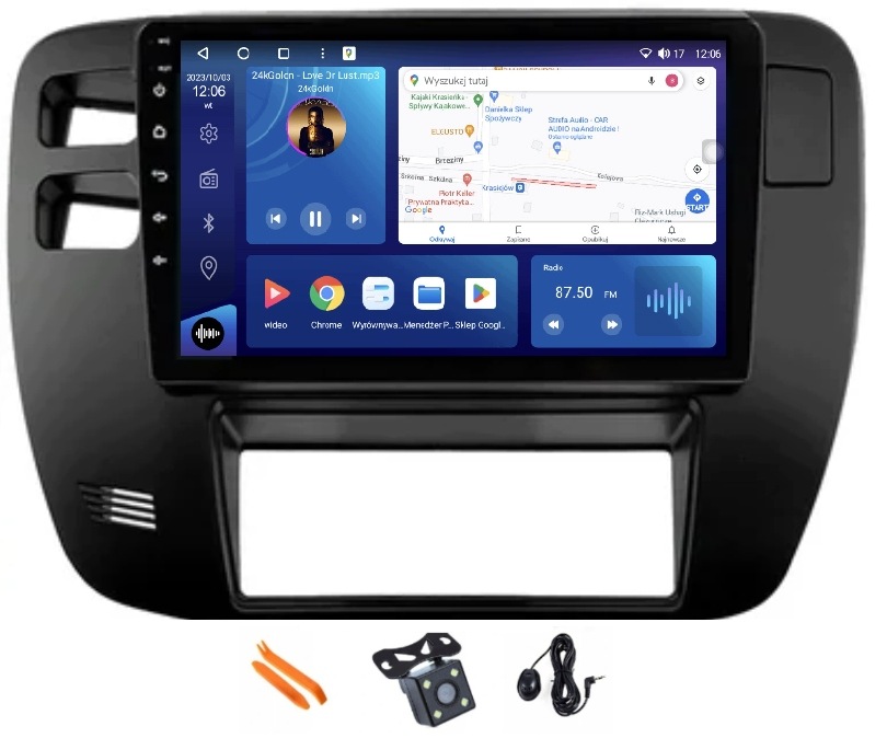 Radio Android Navigácia Nissan Patrol Gu Y61 (gr) 97-05 6/128GB Lte 4G