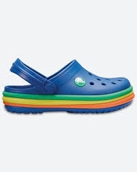 Crocs nazouváky unisex Crocband Rainbow Band Clog 37,5 M5/W7 Blue jean