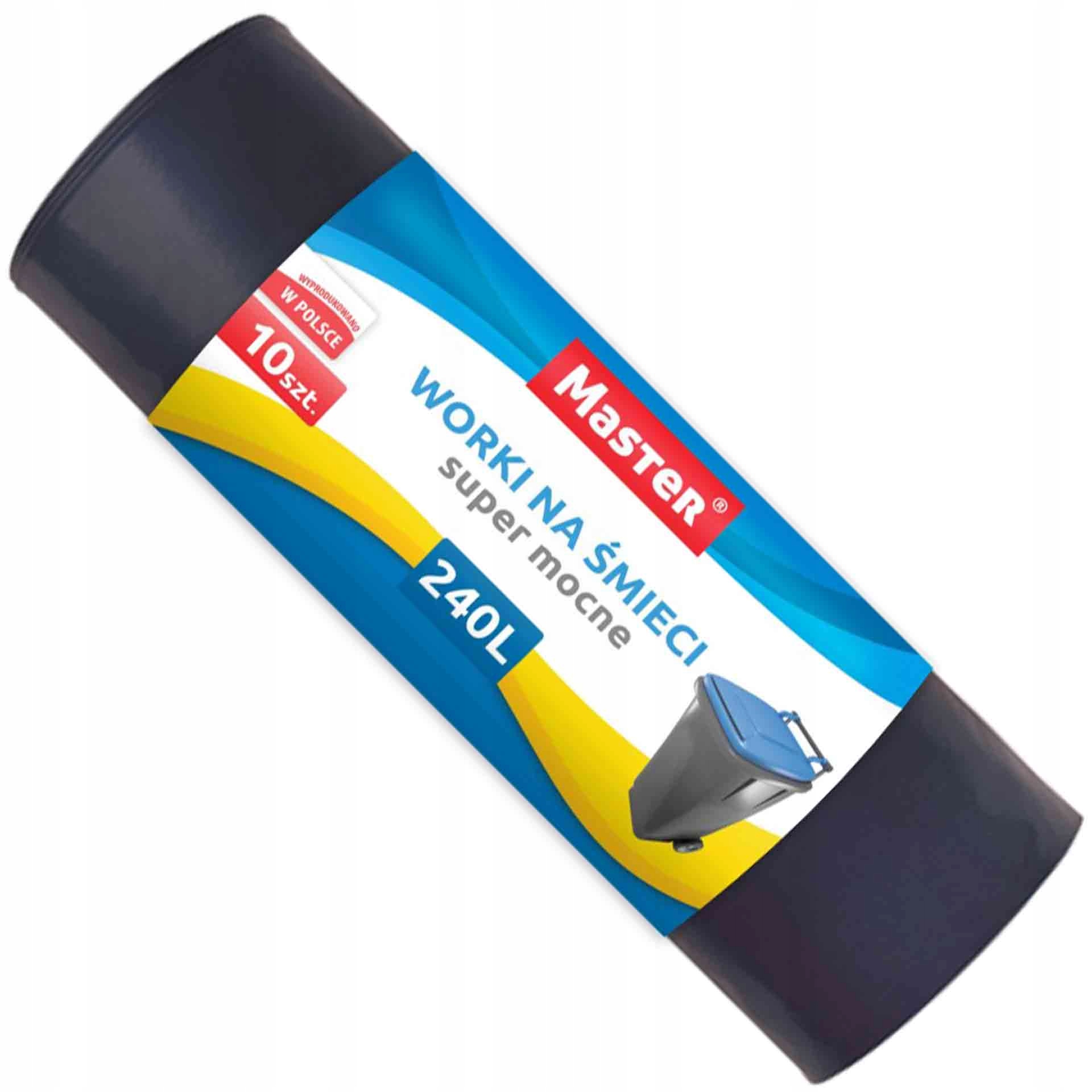 

Worki Na Śmieci LD Master 240 L '10 Czarne (S-028)