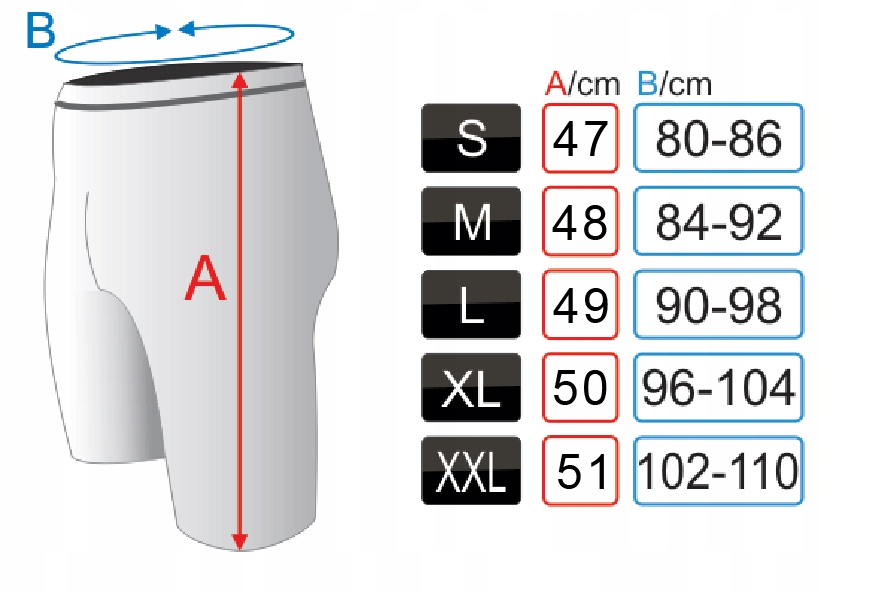 Spodenki Termoaktywne MMA Vale Tudo OSA Jony Ag+ Rozmiar L