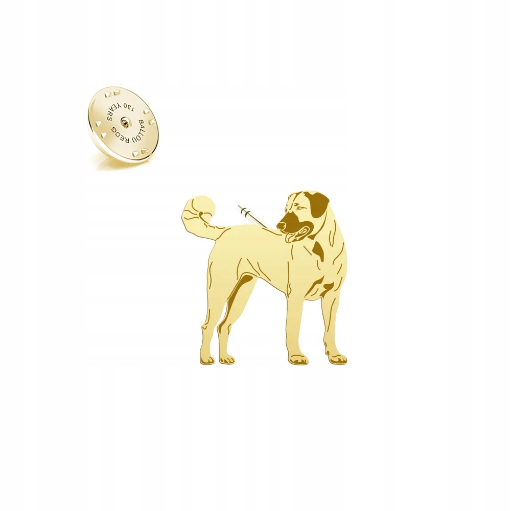 Odznak s pejskem Kangal 925 Žena Šperky Dárek Dedikace Bonus