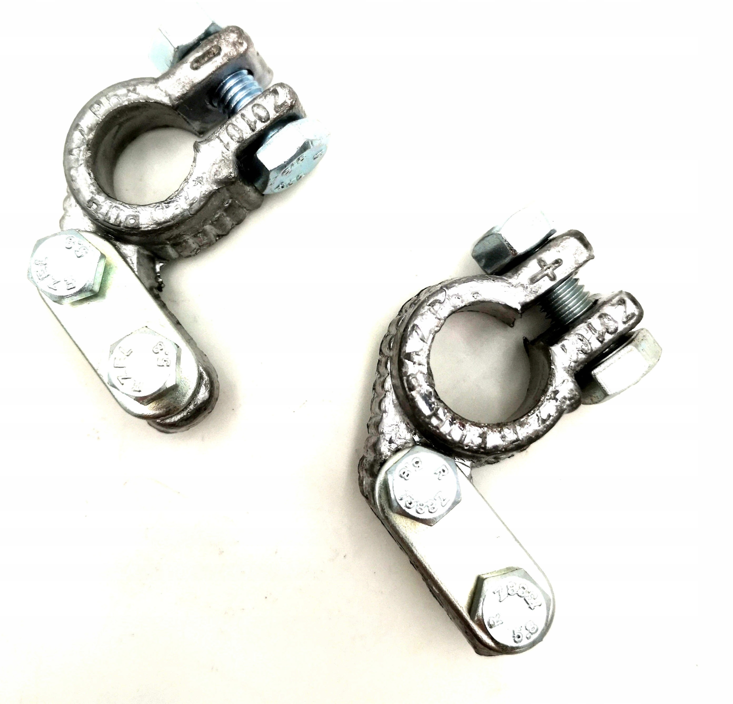 ZESTAW KLEM ZACISKÓW AKUMULATORA OŁOWIANYCH MINUS / PLUS