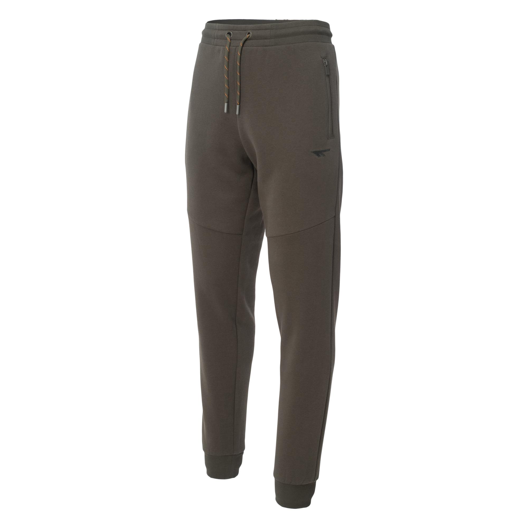 Pánské teplákové kalhoty Hi-Tec Hanqu z mikrofleecu s kapsou na zip XL