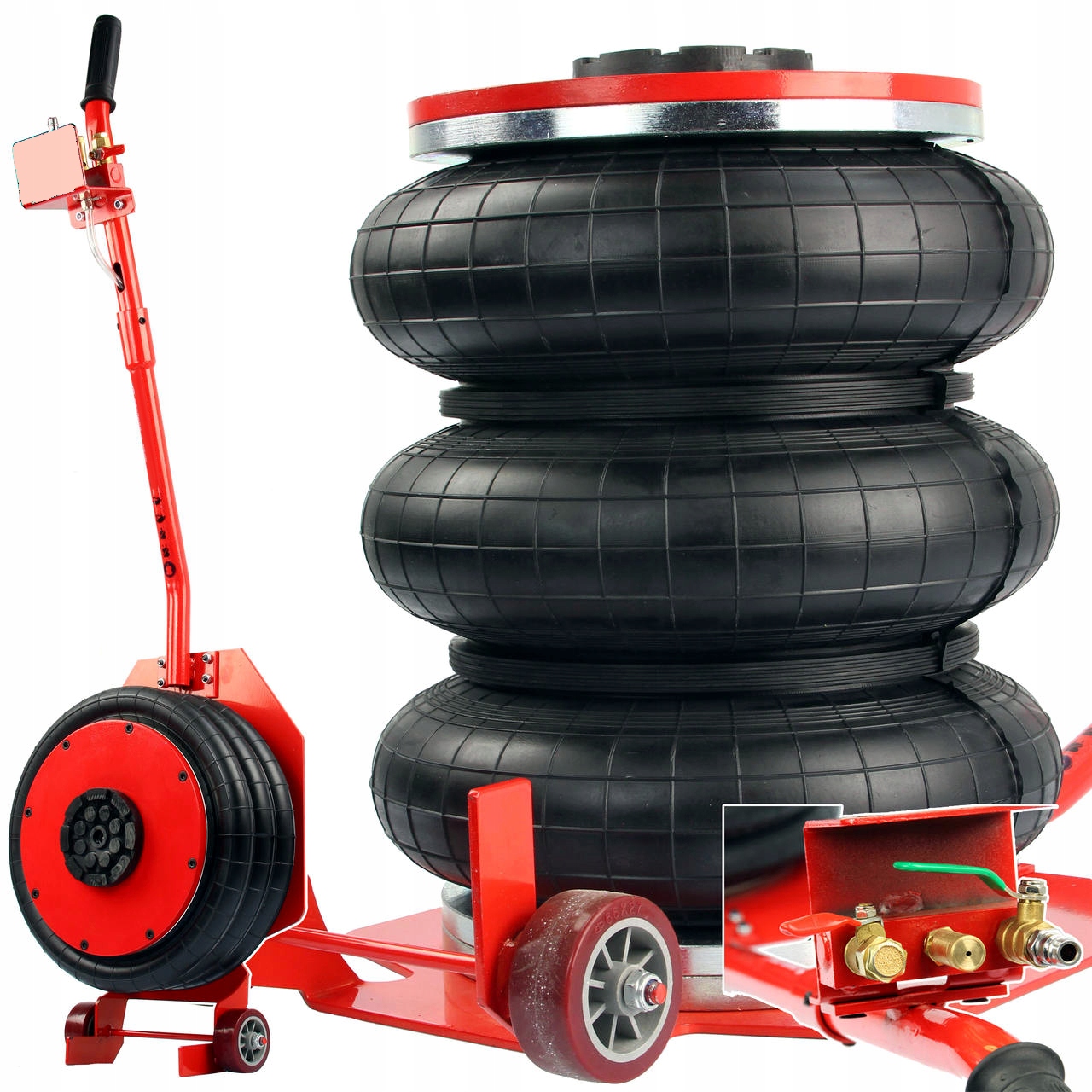 Podnośnik Pneumatyczny Bałwanek Poduszka 4T Midori