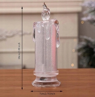 2SZT ŚWIECA LED WKŁAD BATERIE OZDOBNA ZESTAW Typ LED