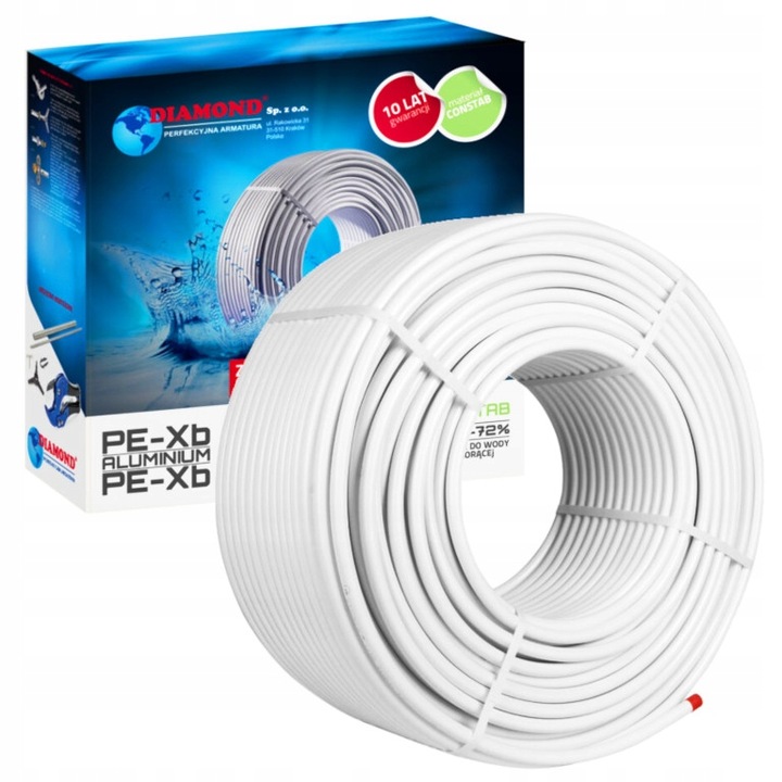 1mb Rura Pex Alupex Diamond 16x2mm Z Wkładką Aluminiową PE-Xb/AL/PE-Zdjęcie-0