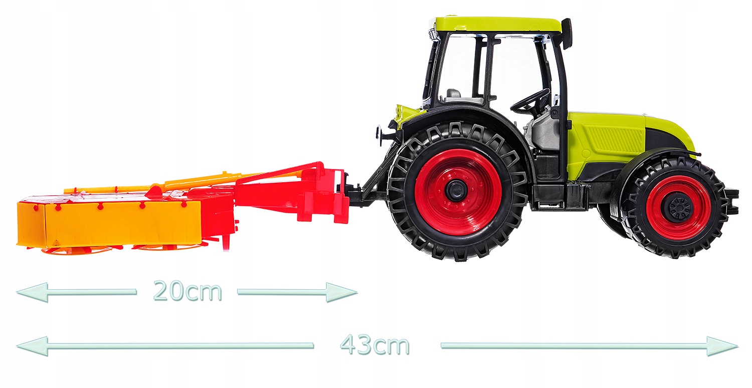 _NOWA SERIA TRAKTOR Z MASZYNĄ KOSIARKA ROTACYJNA_ Wiek dziecka 3 lata +