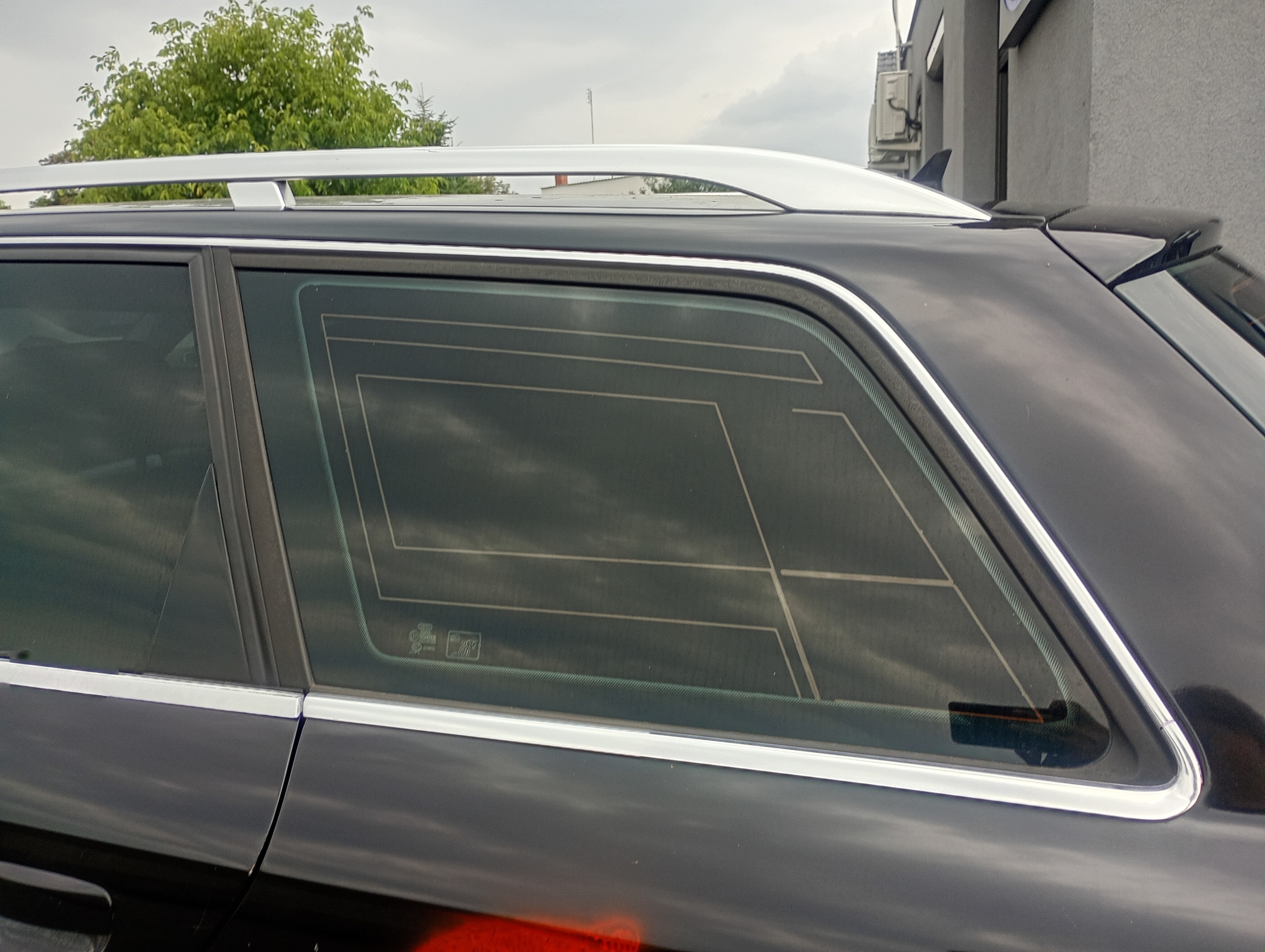 window side bodywork left rear part Audi A4 B7 05-08