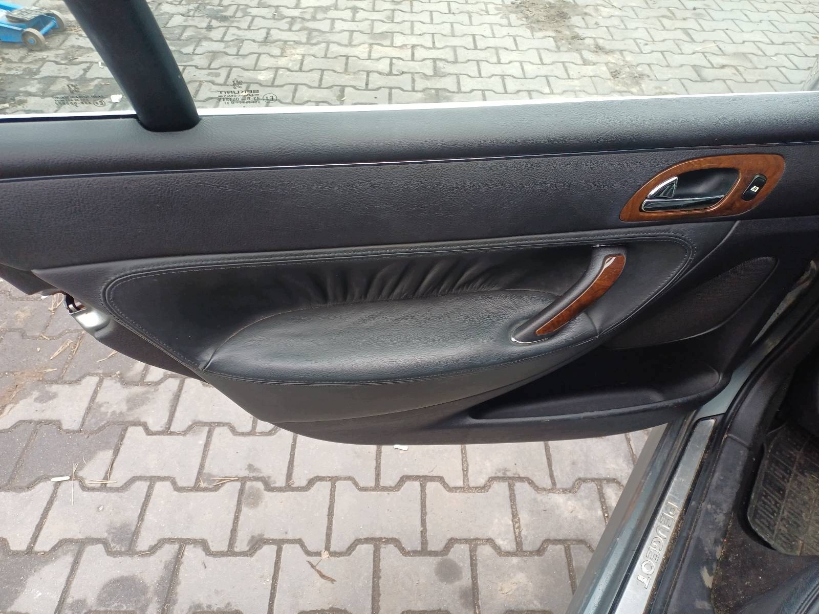 KOMPLET seats left right front + seat rear part + side PEUGEOT 607 and leather