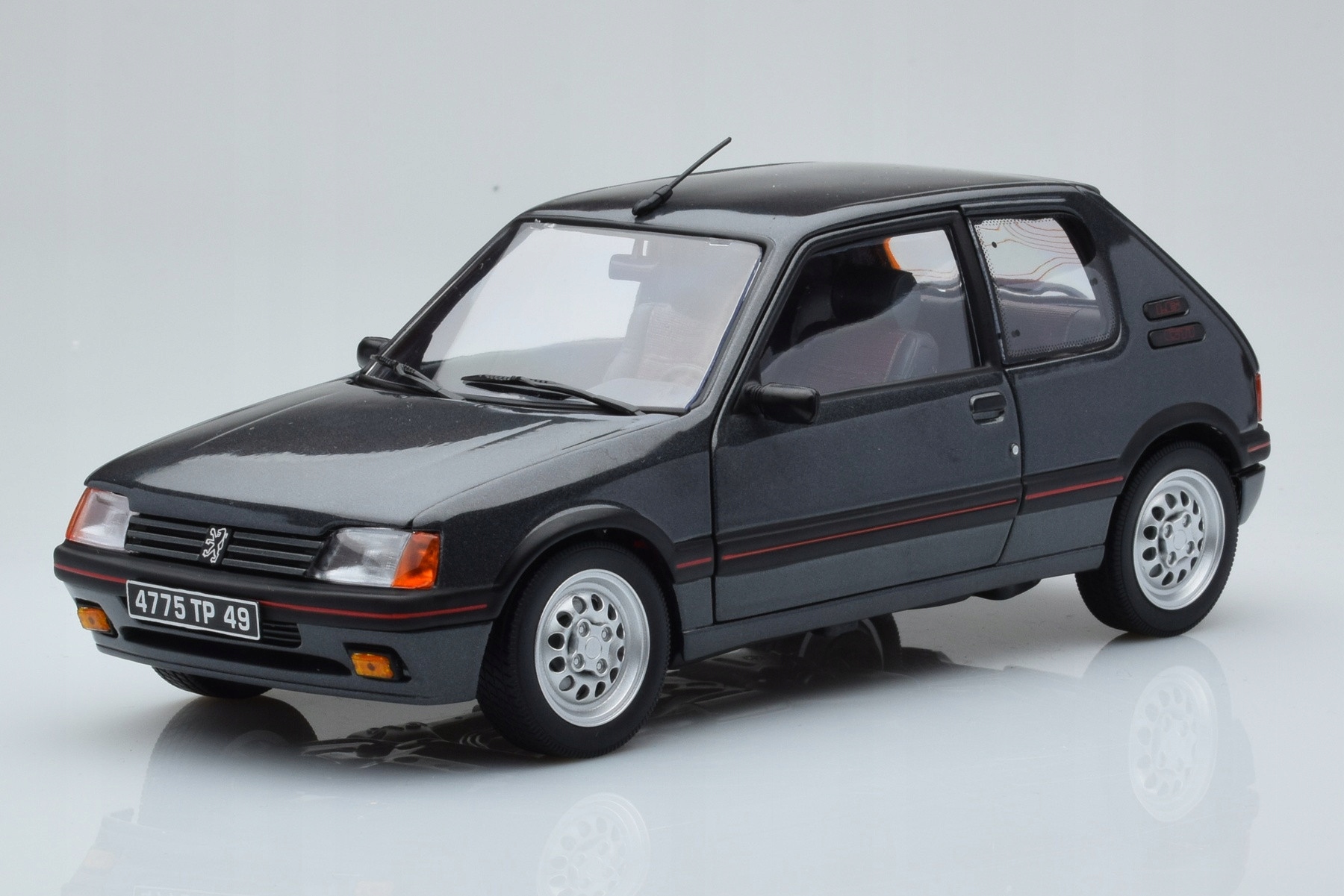 Peugeot 205 GTi 1.6 Graphite Grey Norev 1/18