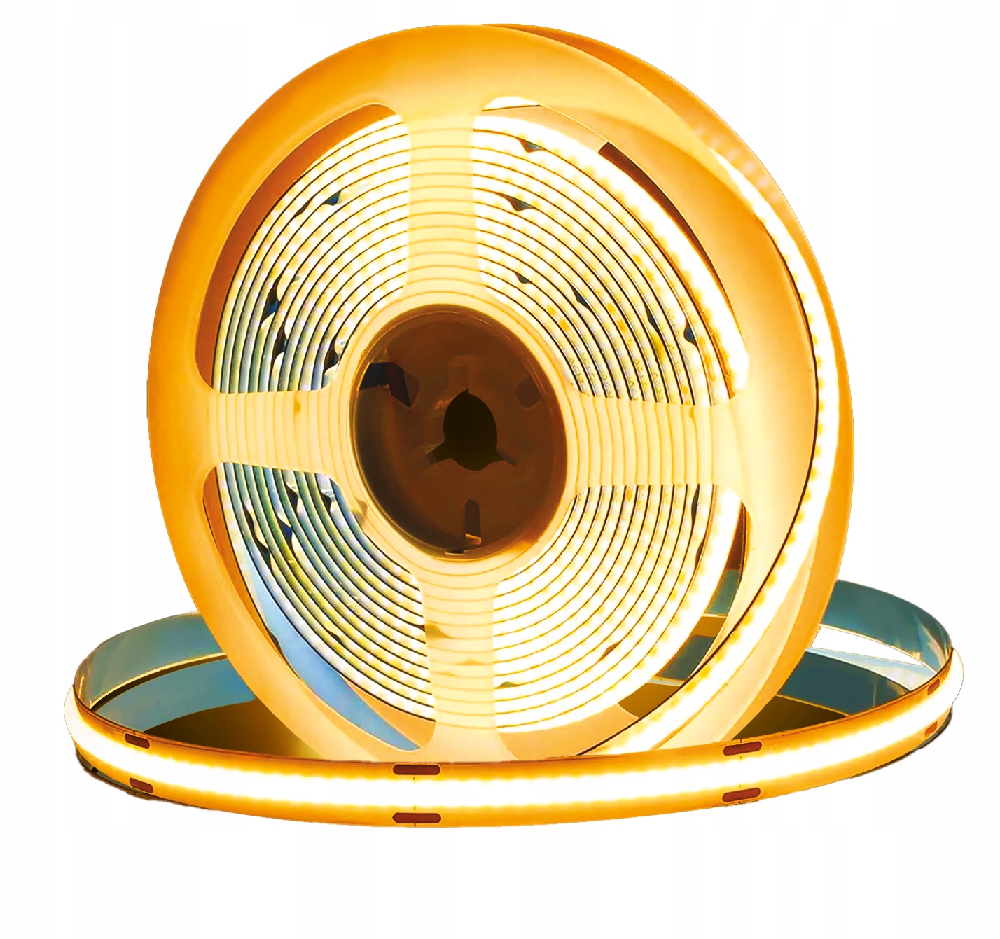 Taśma Led Neon Cob 24V rolka 10m 320/m 3000K Biała Ciepła 11W/m 8000 lm 8MM