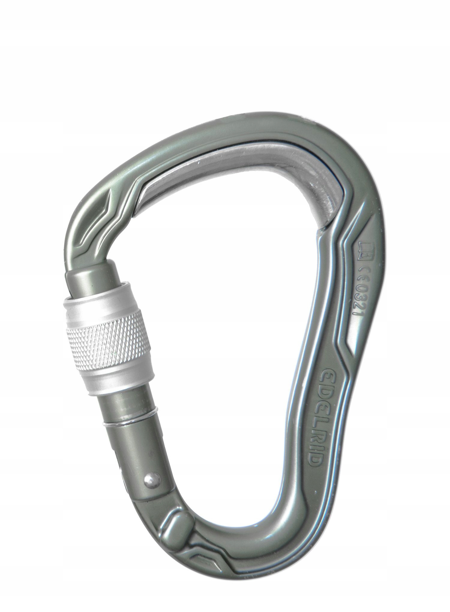 Karabinek wspinaczkowy Edelrid Hms Bulletproof Screw II slate
