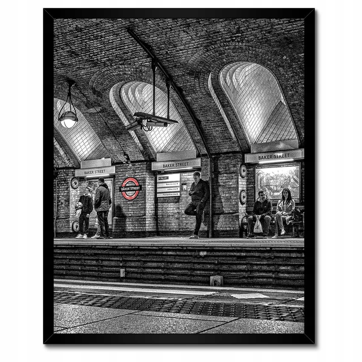Plakáty v rámu 40x50 Baker street Londýn Metro