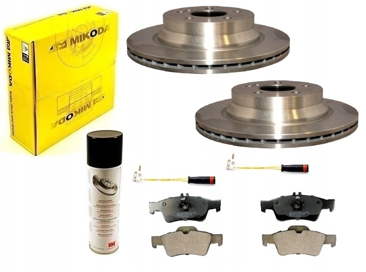 Диски колодки MERCEDES GLK X204 задні клапани 300 мм