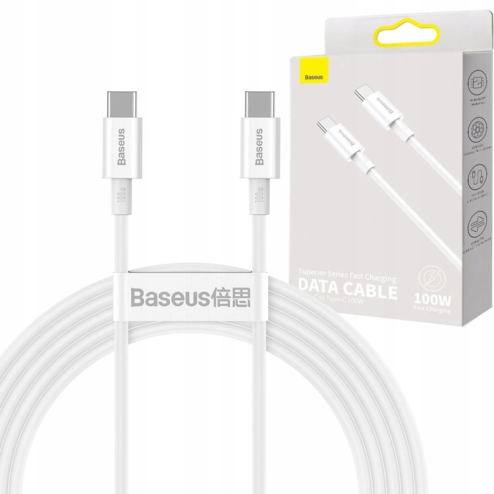 

Baseus Szybki Kabel Usb-c 100W, 200cm 2m