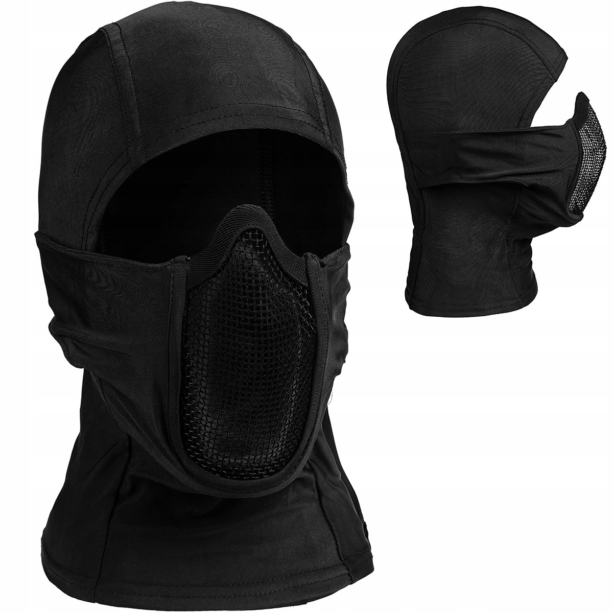 Kominiarka Taktyczna Ochronna z Siatką Kombat Uk Operators na Twarz Czarna