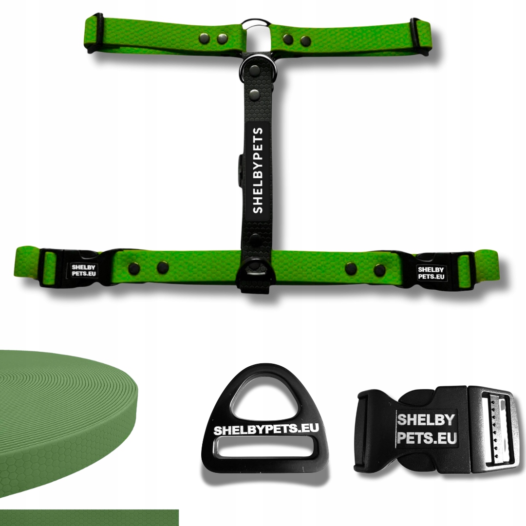 Postroj guard biothane voděodolný pro psa nastavitelný Pvc silný premium