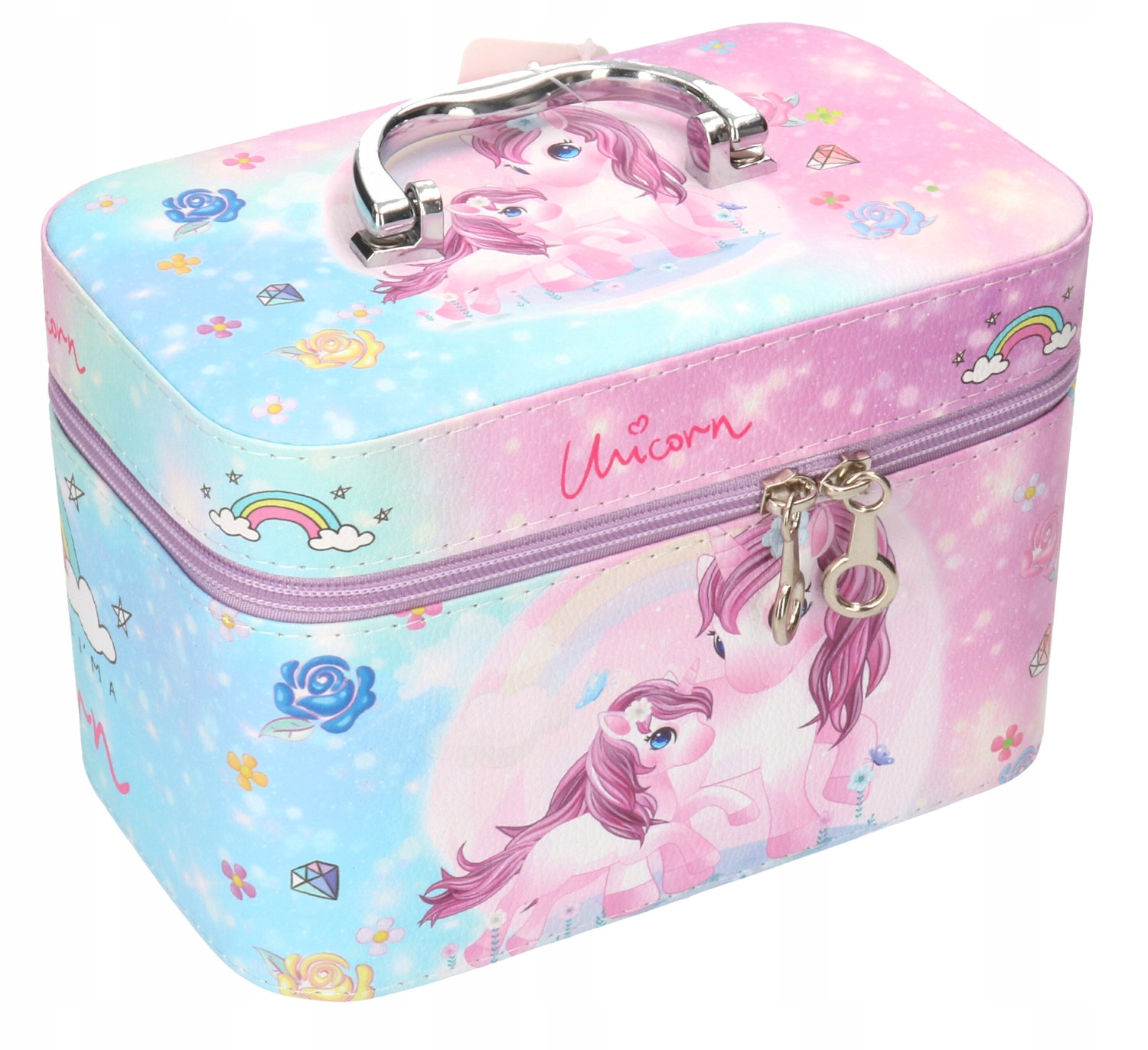 

Kuferek dwa koniki Jednorożce rozm M 5473