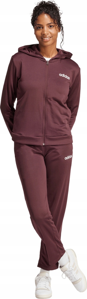 Teplákovka Dámský Adidas Essentials Linear Bordový JD2698 vel. M