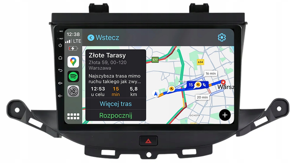 Opel Astra K Android Carplay Rádio Navigace 8GB/128GB Dsp