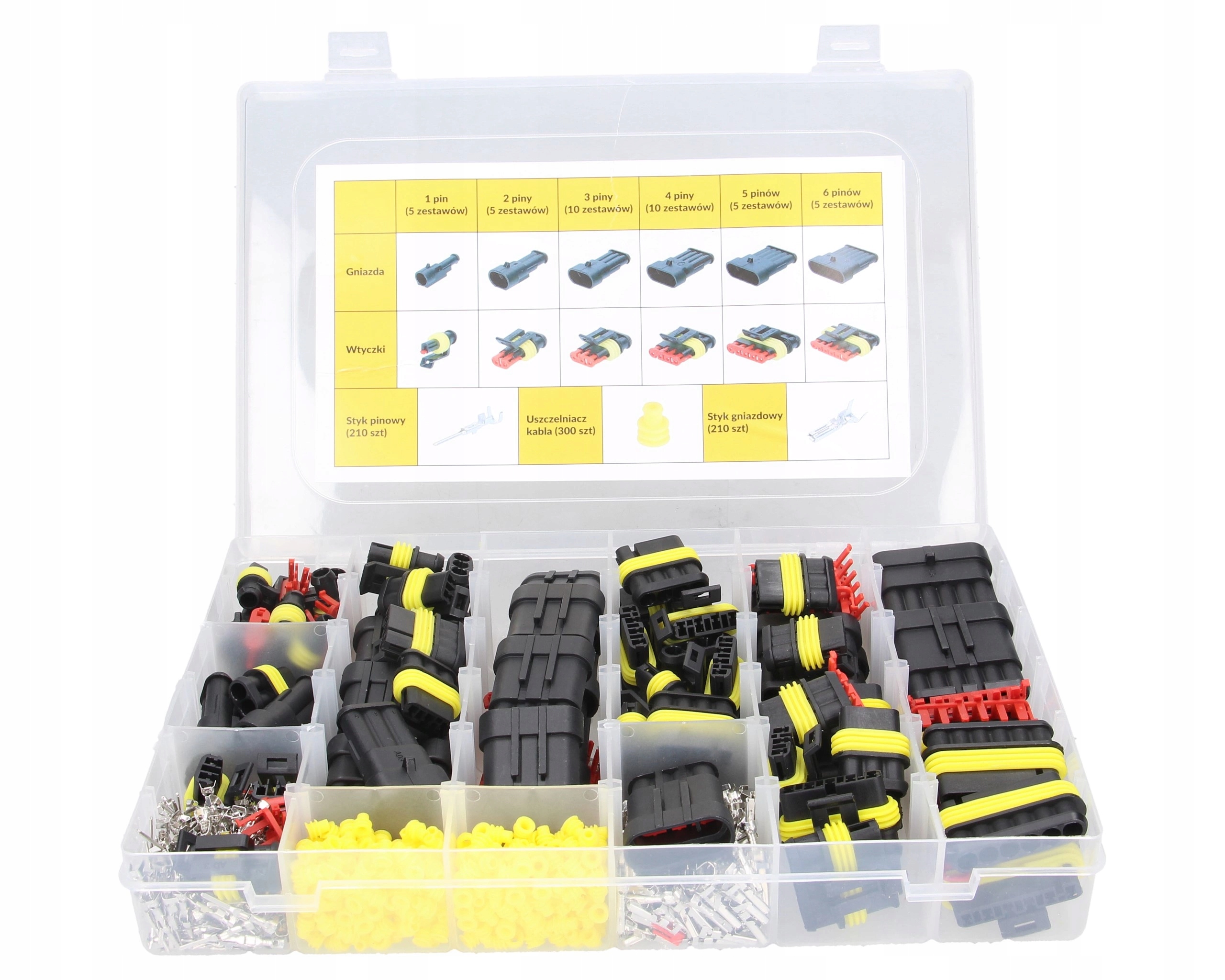 elektrické spojky Amp superseal 800 prvků