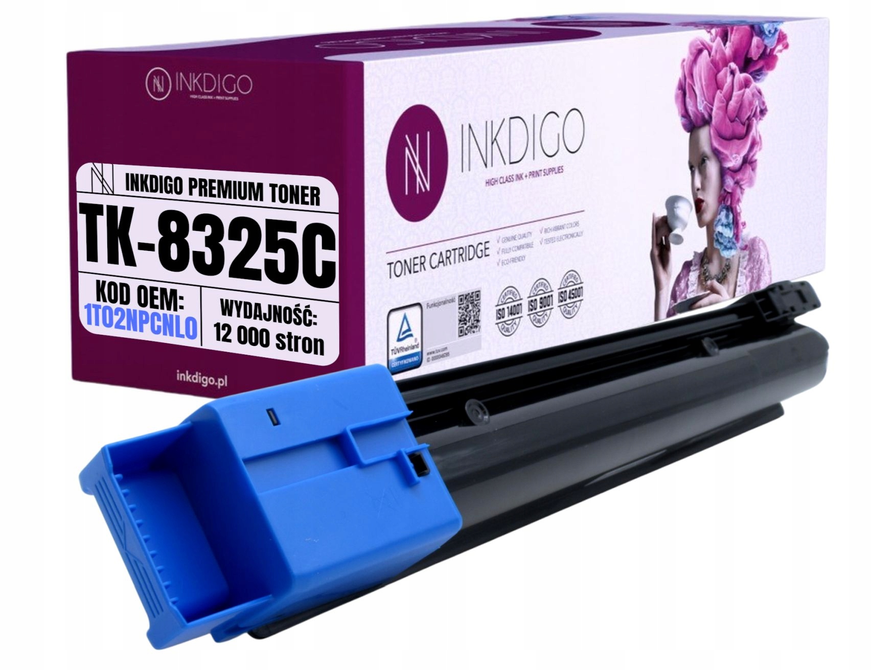 Náhradní toner TK8325C pro tiskárny Kyocera TASKalfa 2551 ci